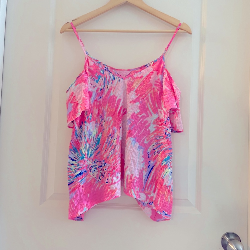 Pink Lilly Pulitzer Summer Tank Top